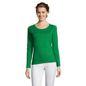 T-Shirt Majestic Women  150G verde / S - personalizzabile con logo