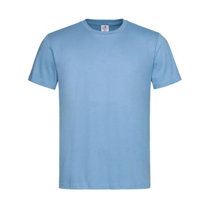 T-shirt manica corta azzurro / XS - personalizzabile con logo