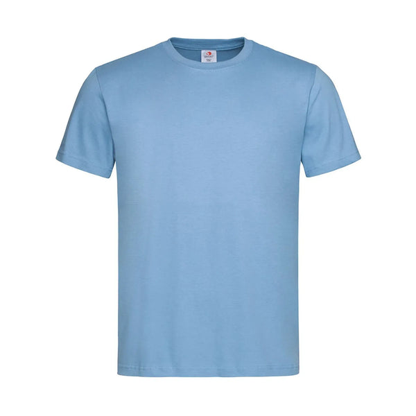 T-shirt manica corta azzurro / XS - personalizzabile con logo