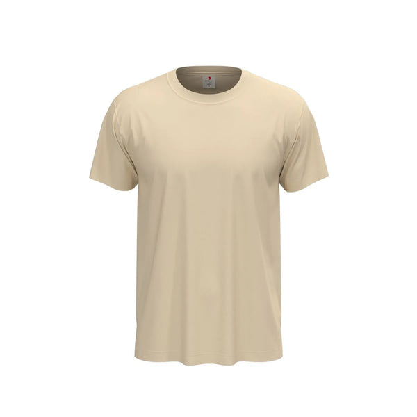 T-shirt manica corta beige / XS - personalizzabile con logo