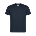 T-shirt manica corta blu / XS - personalizzabile con logo