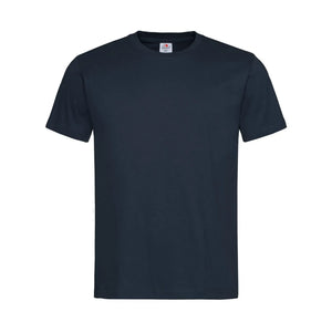 T-shirt manica corta blu / XS - personalizzabile con logo
