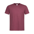 T-shirt manica corta bordeaux / XS - personalizzabile con logo
