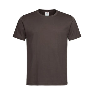 T-shirt manica corta marrone / XS - personalizzabile con logo