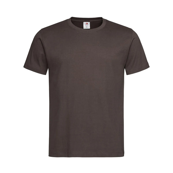 T-shirt manica corta marrone / XS - personalizzabile con logo