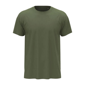 T-shirt manica corta military green / XS - personalizzabile con logo