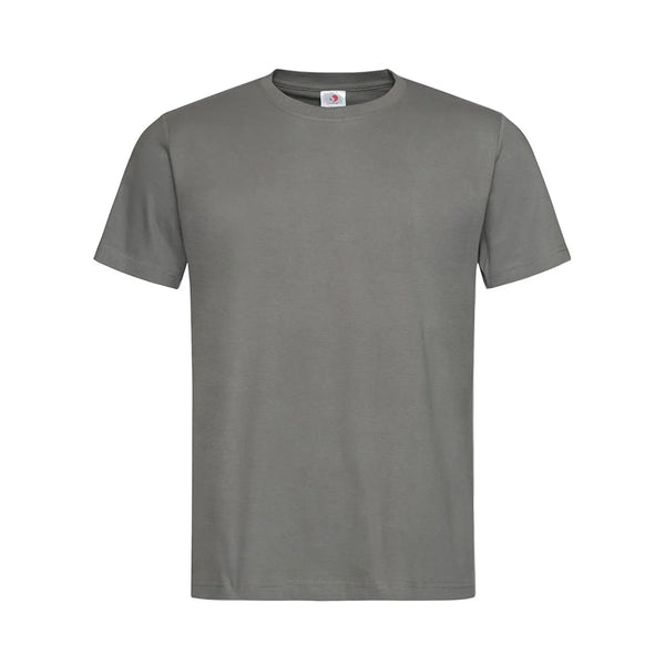 T-shirt manica corta real grey / XS - personalizzabile con logo