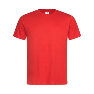 T-shirt manica corta scarlet red / XS - personalizzabile con logo