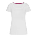 T-shirt Megan Crew Neck bianco / S - personalizzabile con logo