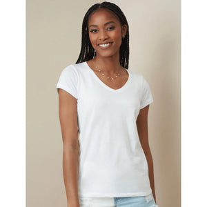 T-shirt Megan V-neck - personalizzabile con logo