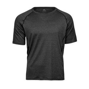 T-shirt Men' cooldry tee Black Melange / S - personalizzabile con logo