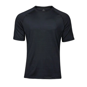 T-shirt Men' cooldry tee nero / S - personalizzabile con logo