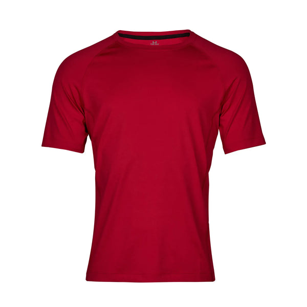 T-shirt Men' cooldry tee rosso / S - personalizzabile con logo