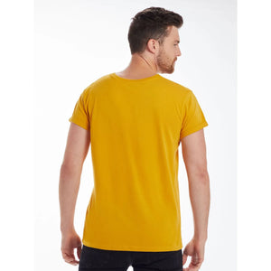 T-shirt Men' Organic Roll Sleeve T - personalizzabile con logo