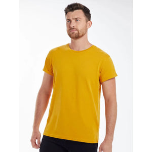 T-shirt Men' Organic Roll Sleeve T - personalizzabile con logo