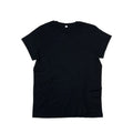 T-shirt Men' Organic Roll Sleeve T nero / S - personalizzabile con logo