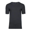 T-shirt Men' Stretch V-neck tee grigio / S - personalizzabile con logo