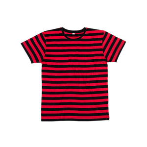 T-shirt Men' Stripy T black/red / S - personalizzabile con logo