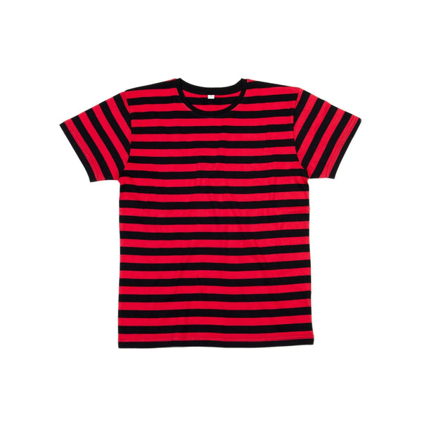 T-shirt Men' Stripy T black/red / S - personalizzabile con logo
