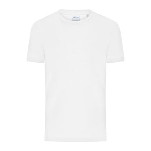 T-shirt Mens 1:1 Rib bianco / S - personalizzabile con logo