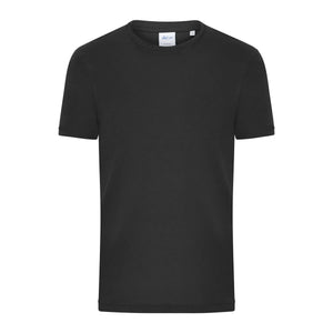 T-shirt Mens 1:1 Rib nero / S - personalizzabile con logo