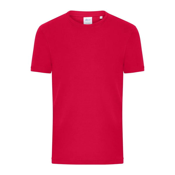T-shirt Mens 1:1 Rib rosso / S - personalizzabile con logo