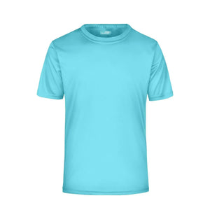 T-shirt Mens Active-t azzurro / S - personalizzabile con logo