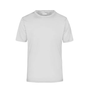 T-shirt Mens Active-t bianco / S - personalizzabile con logo