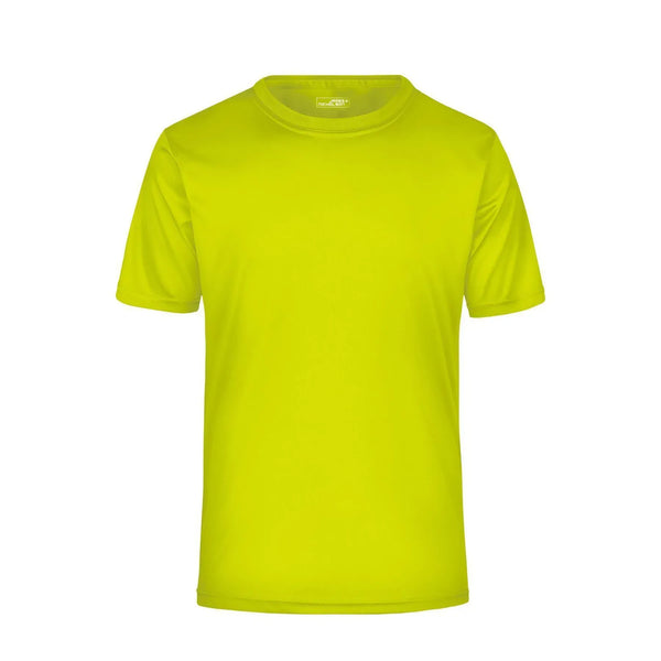 T-shirt Mens Active-t giallo / S - personalizzabile con logo