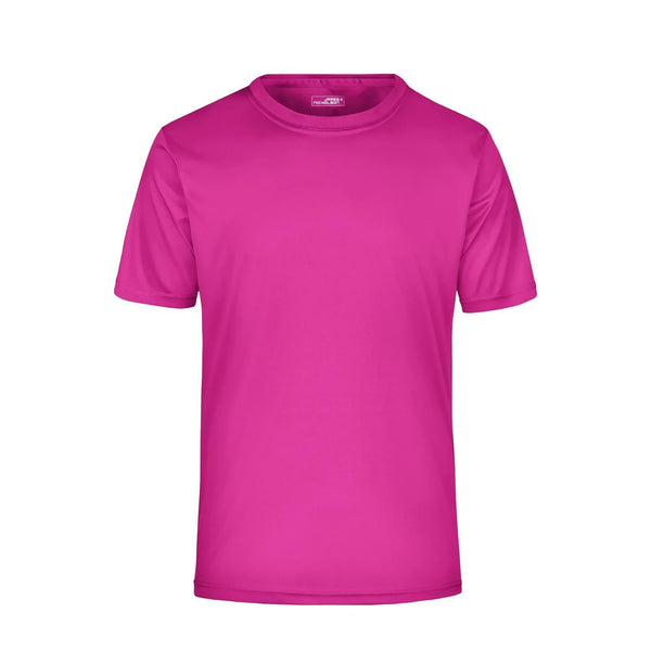 T-shirt Mens Active-t rosa / S - personalizzabile con logo