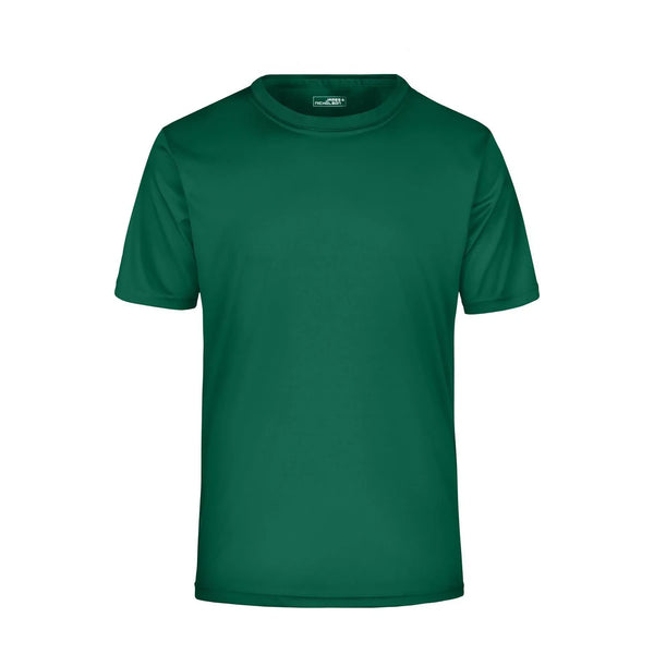 T-shirt Mens Active-t verde / S - personalizzabile con logo
