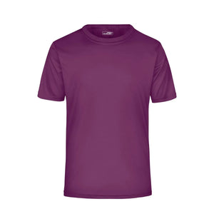 T-shirt Mens Active-t viola / S - personalizzabile con logo