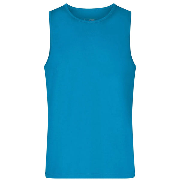 T-shirt Mens Active Tanktop azzurro / S - personalizzabile con logo