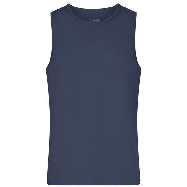 T-shirt Mens Active Tanktop blu / S - personalizzabile con logo
