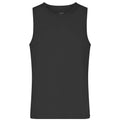 T-shirt Mens Active Tanktop nero / S - personalizzabile con logo