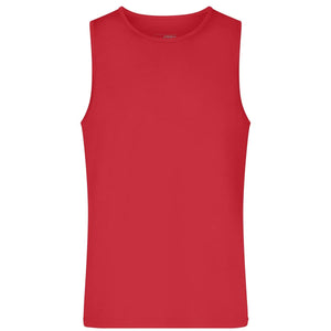 T-shirt Mens Active Tanktop rosso / S - personalizzabile con logo