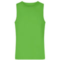 T-shirt Mens Active Tanktop verde / S - personalizzabile con logo