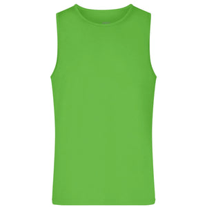T-shirt Mens Active Tanktop verde / S - personalizzabile con logo
