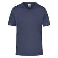 T-shirt Mens Active-v blu / S - personalizzabile con logo