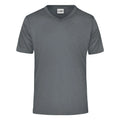 T-shirt Mens Active-v grigio / S - personalizzabile con logo