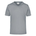 T-shirt Mens Active-v light-melange / S - personalizzabile con logo