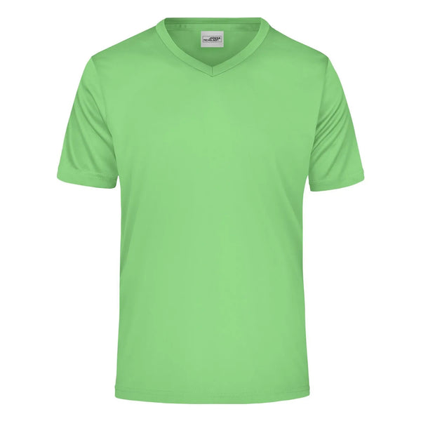 T-shirt Mens Active-v lime-green / S - personalizzabile con logo