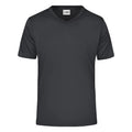 T-shirt Mens Active-v nero / S - personalizzabile con logo