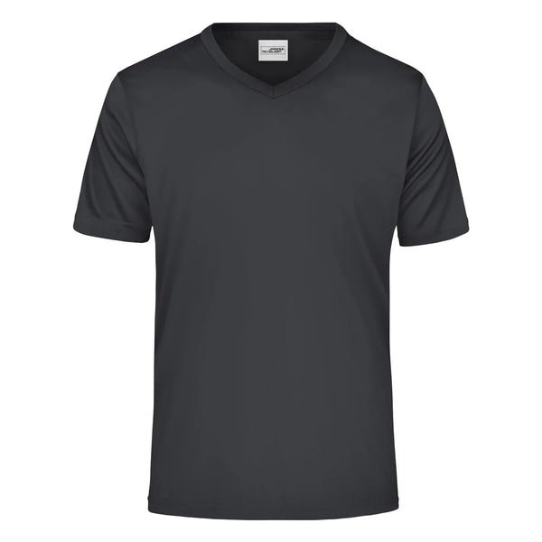 T-shirt Mens Active-v nero / S - personalizzabile con logo