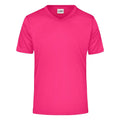 T-shirt Mens Active-v rosa / S - personalizzabile con logo