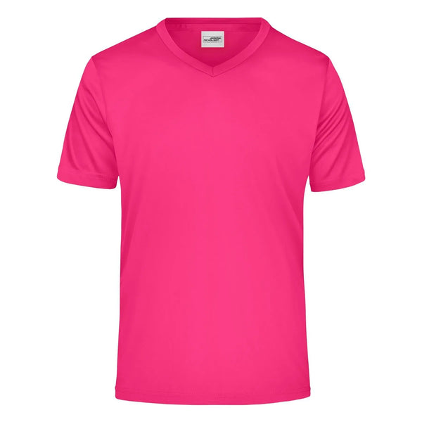 T-shirt Mens Active-v rosa / S - personalizzabile con logo