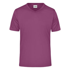 T-shirt Mens Active-v viola / S - personalizzabile con logo