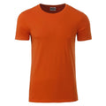 T-shirt Mens Basic-t arancione / S - personalizzabile con logo
