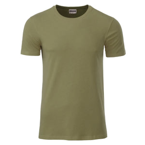 T-shirt Mens Basic-t beige / S - personalizzabile con logo