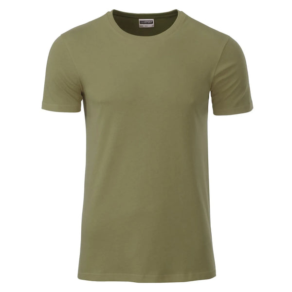 T-shirt Mens Basic-t beige / S - personalizzabile con logo